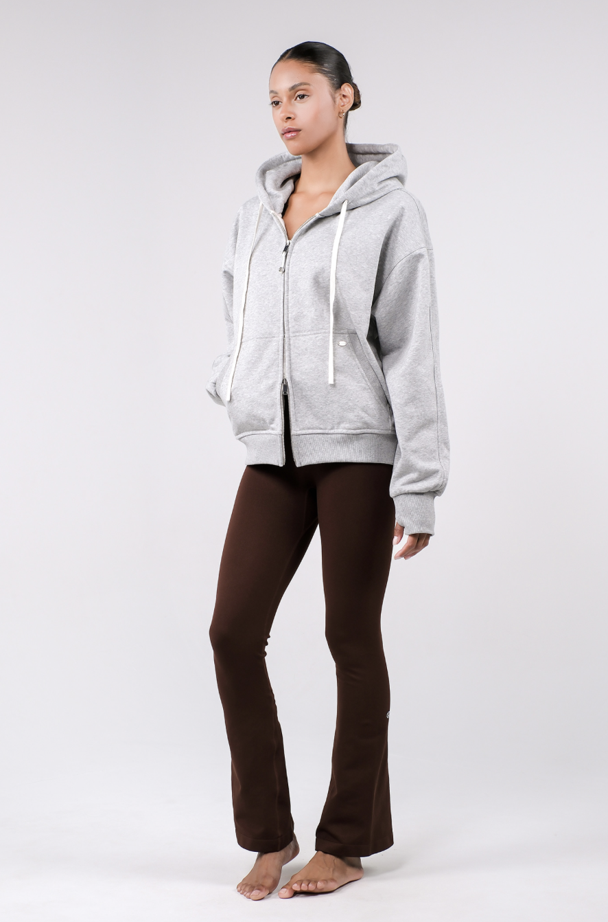 TZ152 ZIP-UP HOODIE M.GRAY サイズ: ONESIZE