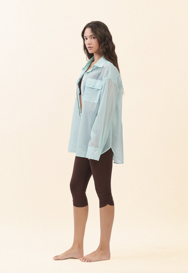 ST188 BREEZE SHIRT L.MINT SOLID サイズ: F