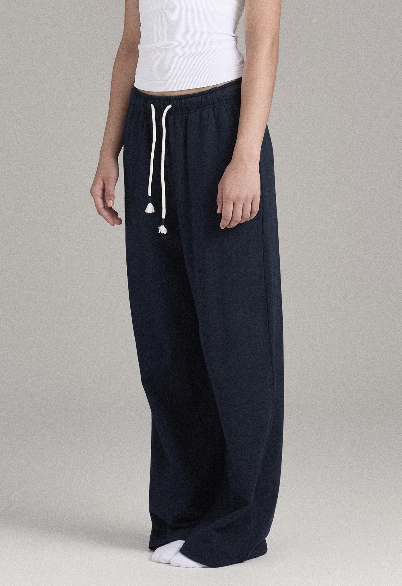PL457 STANDARD SWEAT PANTS NAVY SOLID サイズ: SS