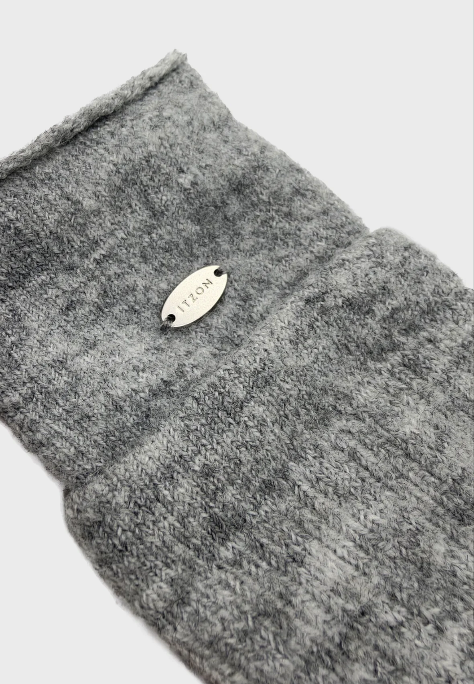 AS501 DOUBLE LAYER SOCKS M.GRAY SOLID サイズ: F