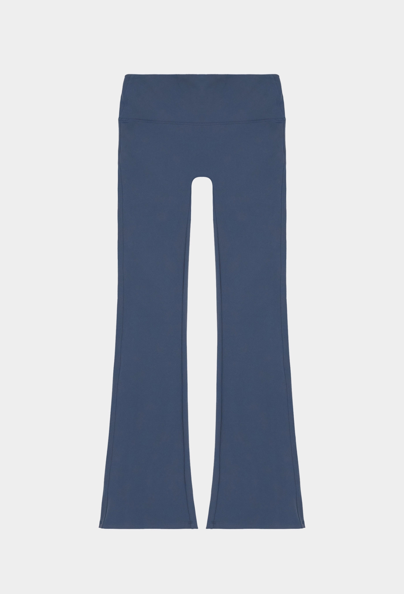 PL416 JERSEY FLARE-FIT LEGGINGS(LONG) D.GRAYSOLID サイズ: S/M