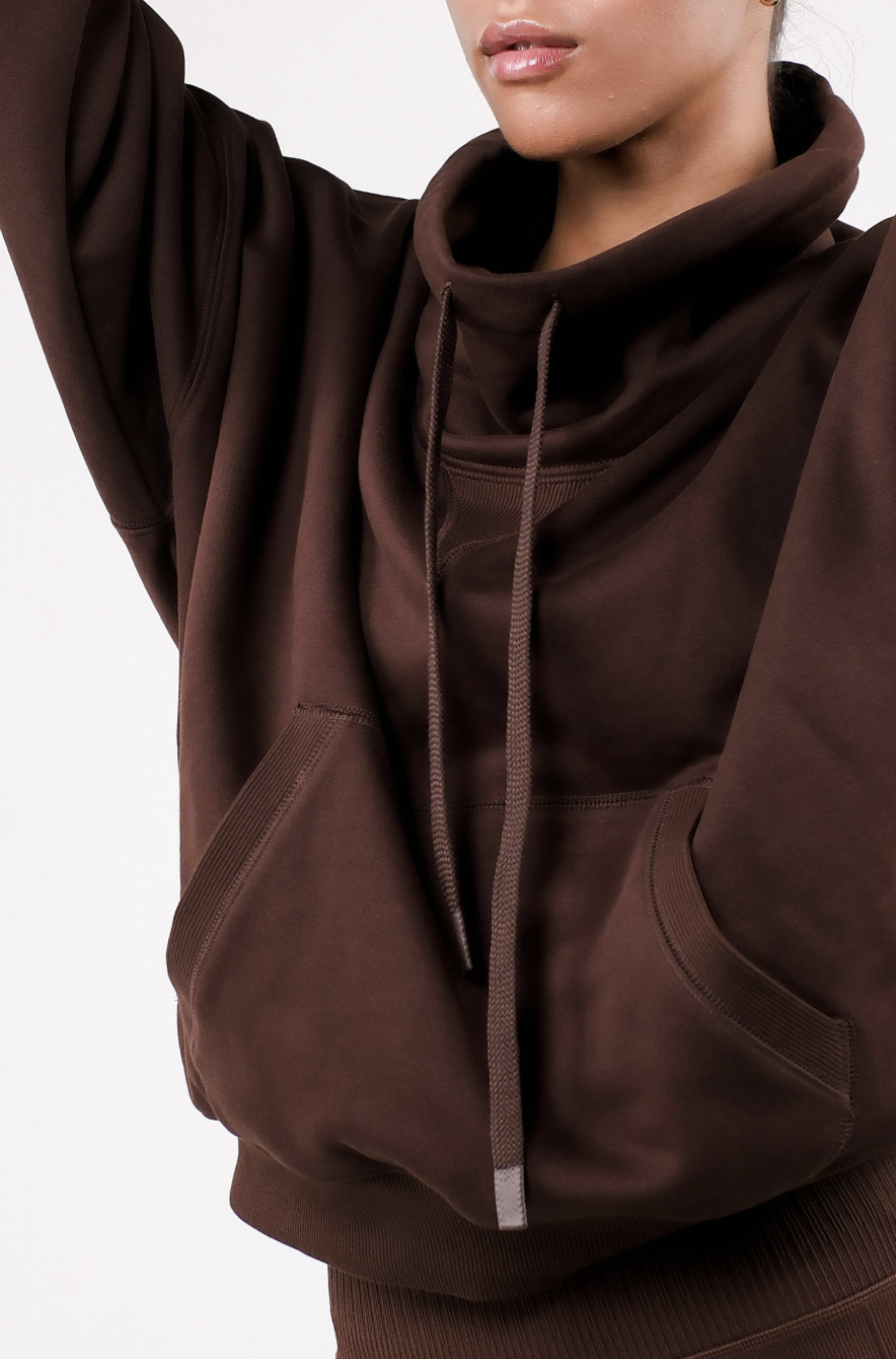 TP142 MINI HOODIE BROWN サイズ: F