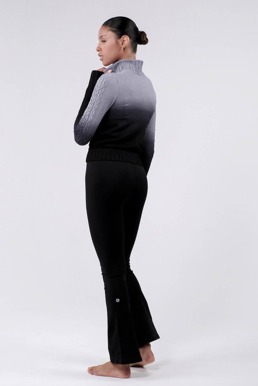 TZ151 SPONGE ZIP-UP GRAY GRADATION サイズ: S/M