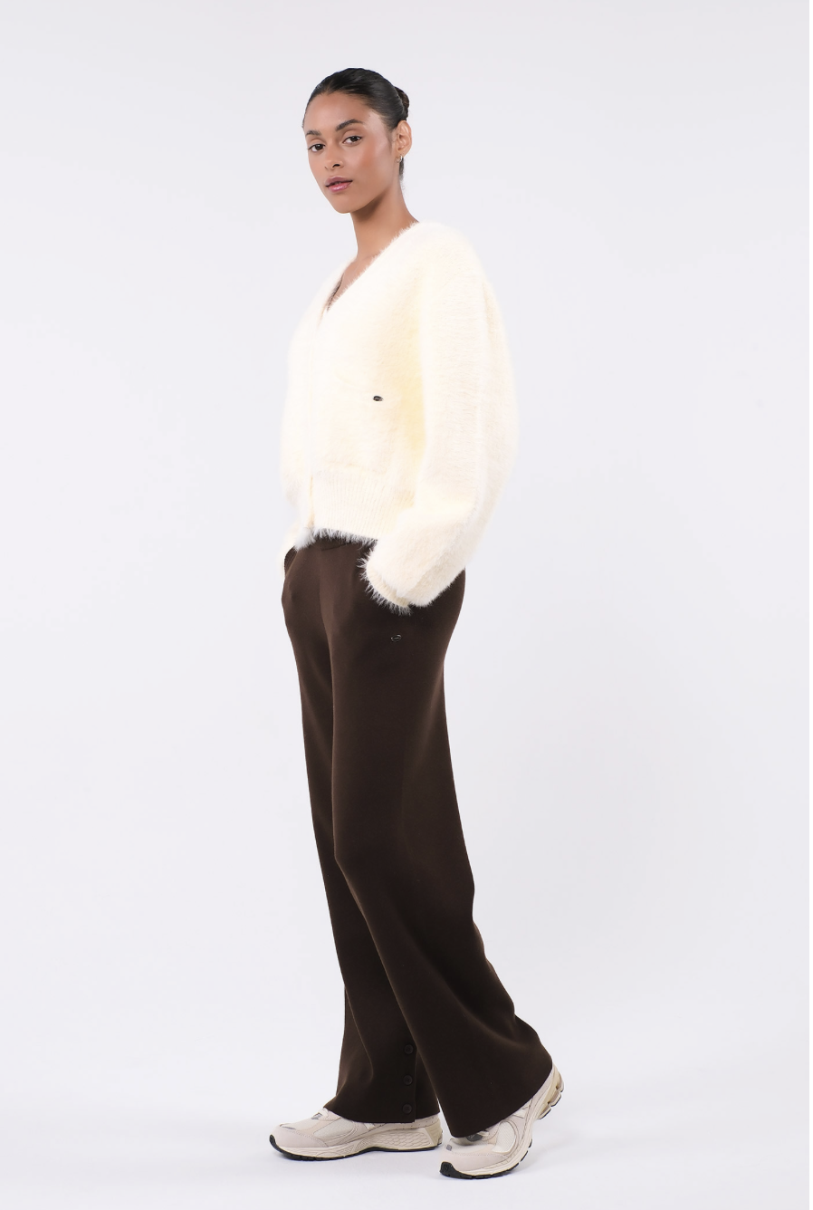 SC243 ANGORA CARDIGAN YELLOW サイズ: ONESIZE