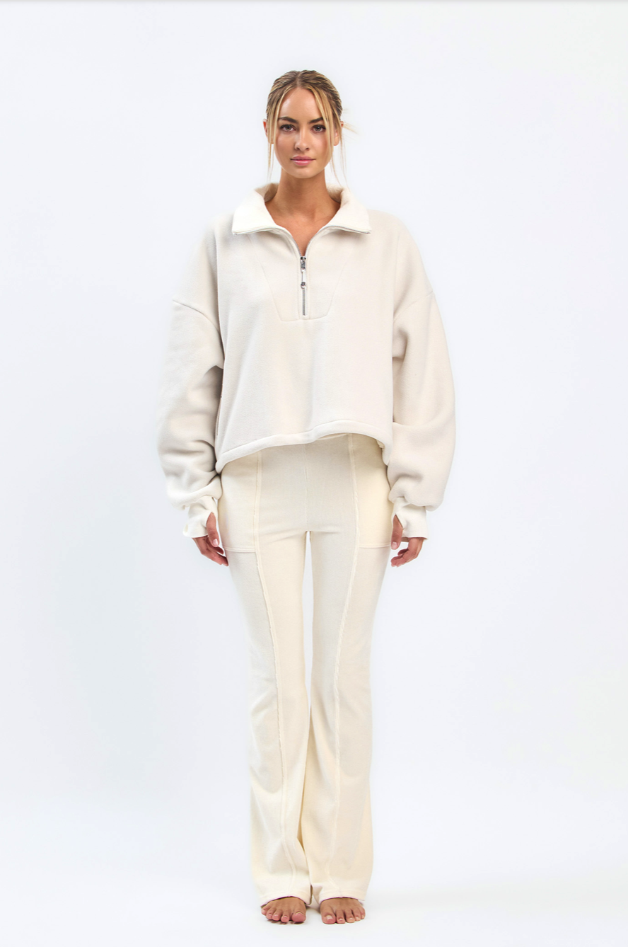 PL203 CORDUROY BOOTSCUT PANTS IVORY サイズ: S/M