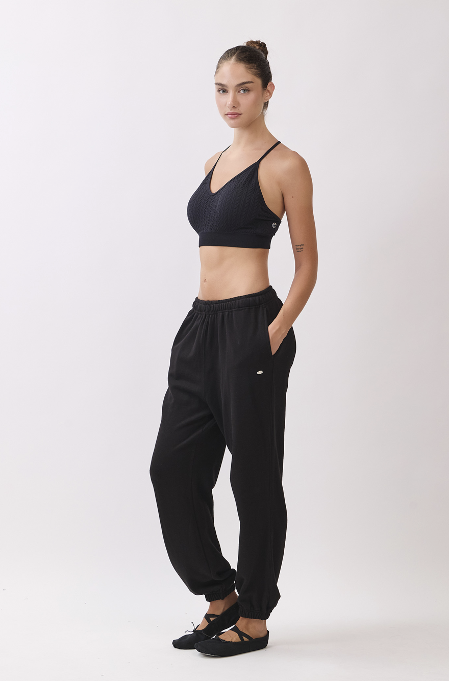 PJ473 SWEAT JOGGER BLACK サイズ: S/M