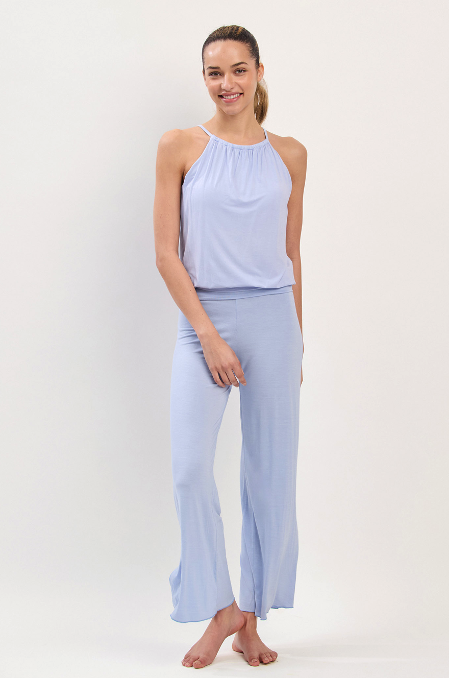 PL012 RELAX PANTS SKYBLUE FADE サイズ: S