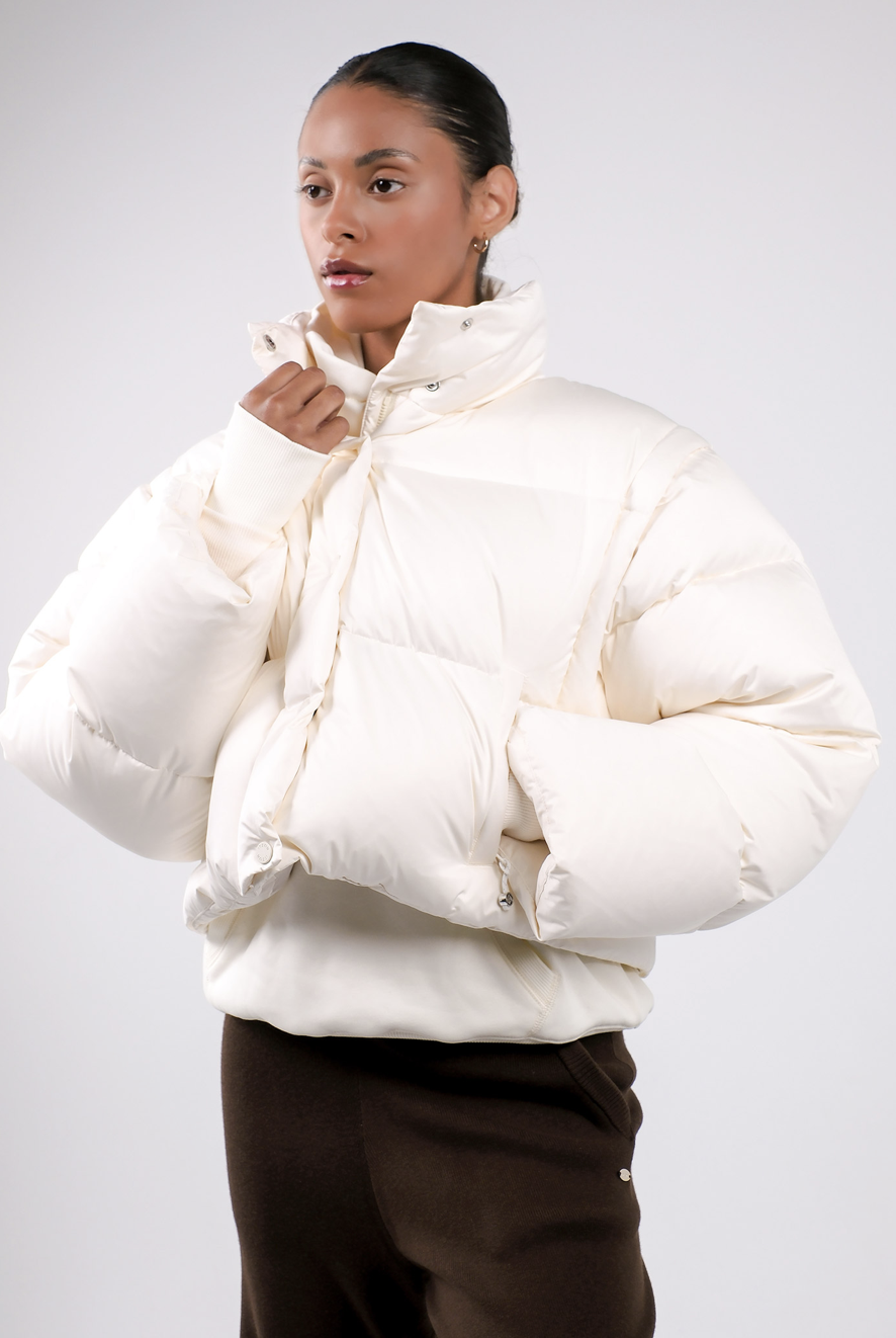 JD361 DOWN JUMPER IVORY サイズ: S/M