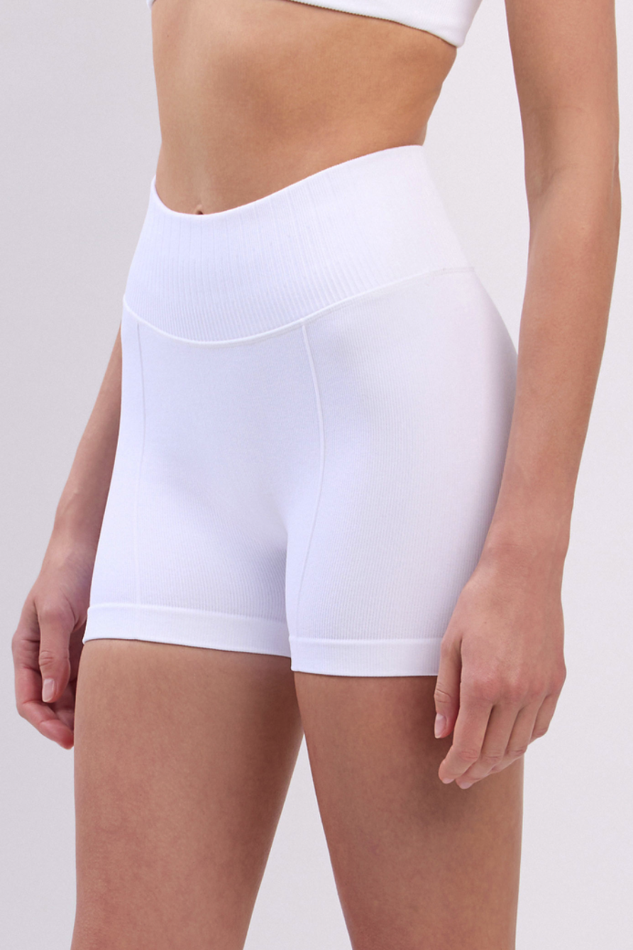 PS019 POINT 3/4 LEGGINGS WHITE サイズ: S/M