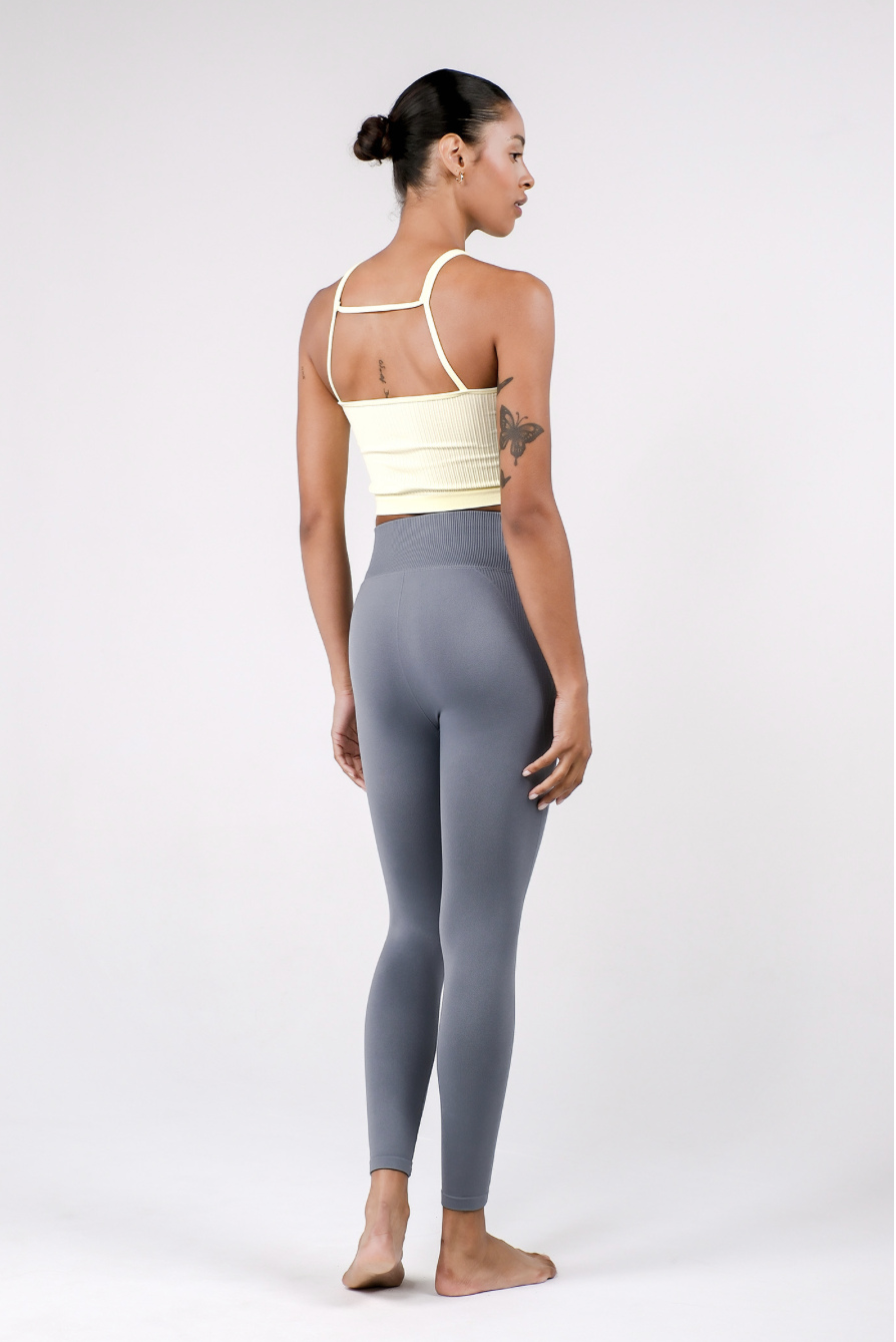 TB039 SPIRAL TANK YELLOW サイズ: S/M