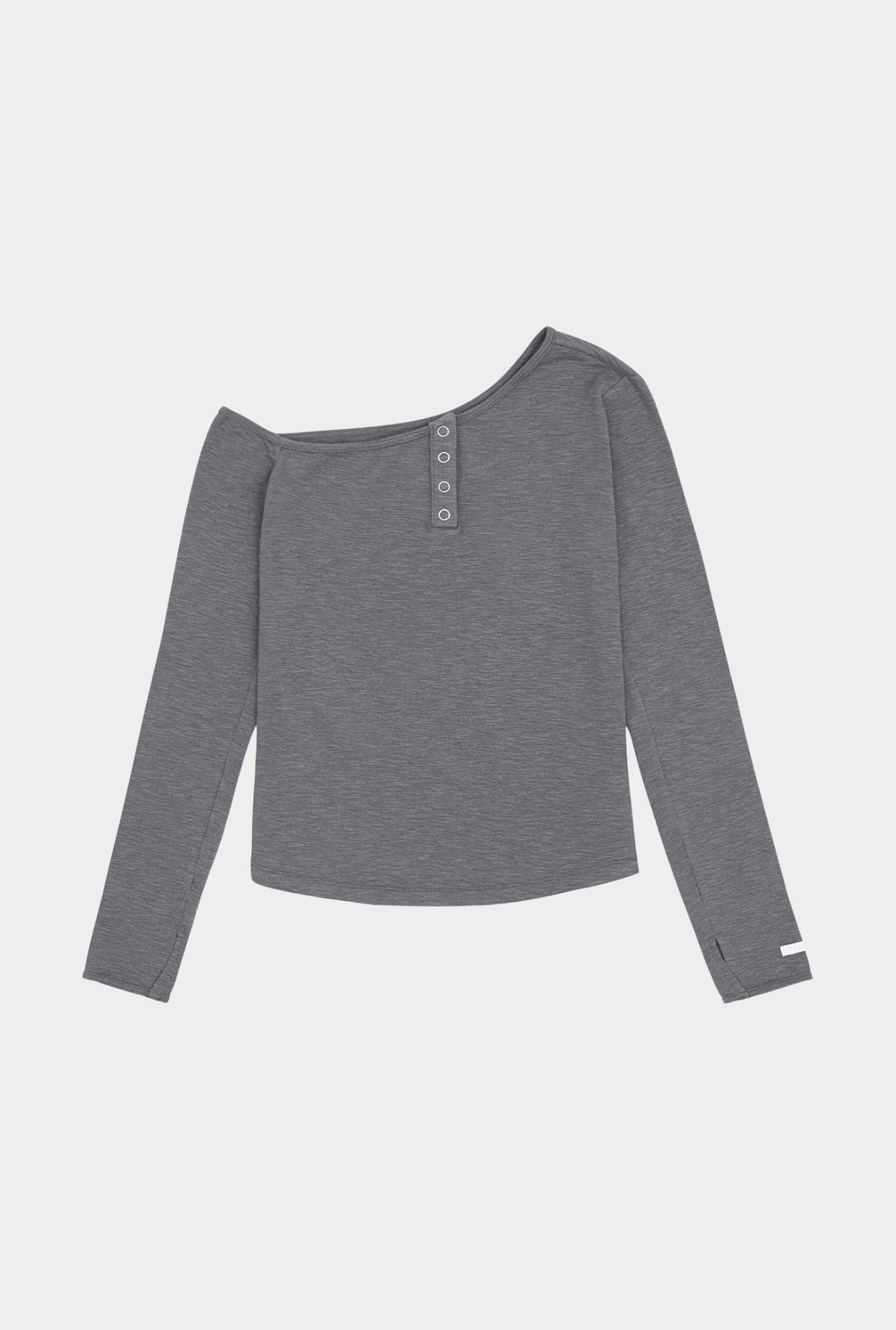 TL153 ASYMMETRIC TOP BLACK SOLID サイズ: SS