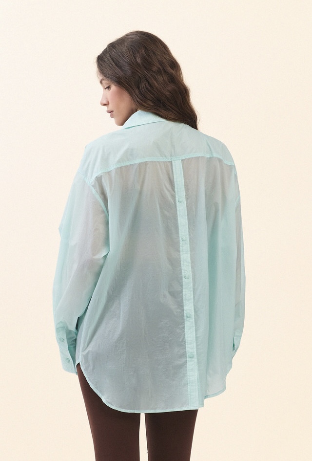 ST188 BREEZE SHIRT L.MINT SOLID サイズ: F