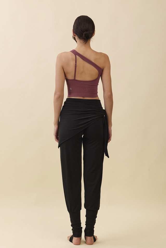 TT044 CONTOUR ONE-SHOULDER TANKTOP BURGUNDY SOLID サイズ: S/M