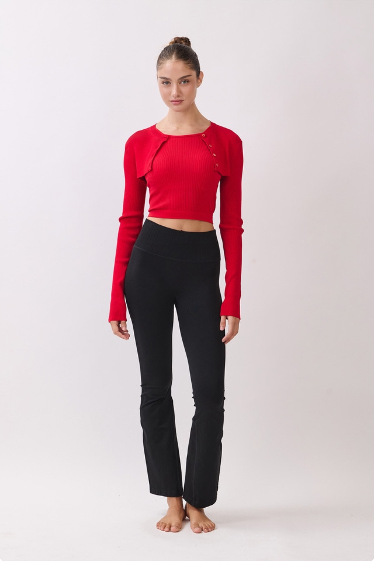 SC231 BOLERO KNIT RED サイズ: ONESIZE