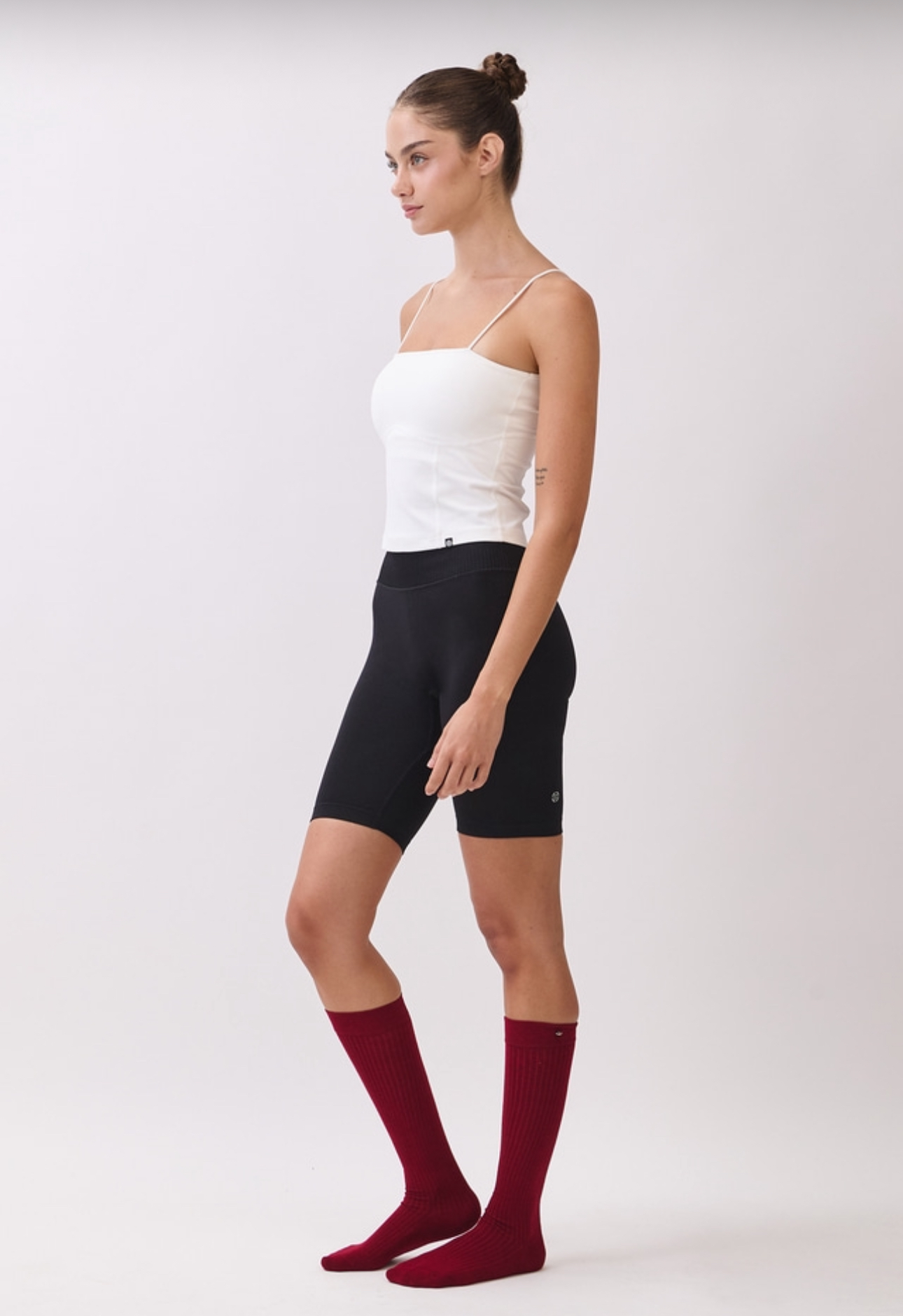 TT023 JERSEY TANK TOP WHITE サイズ: S/M