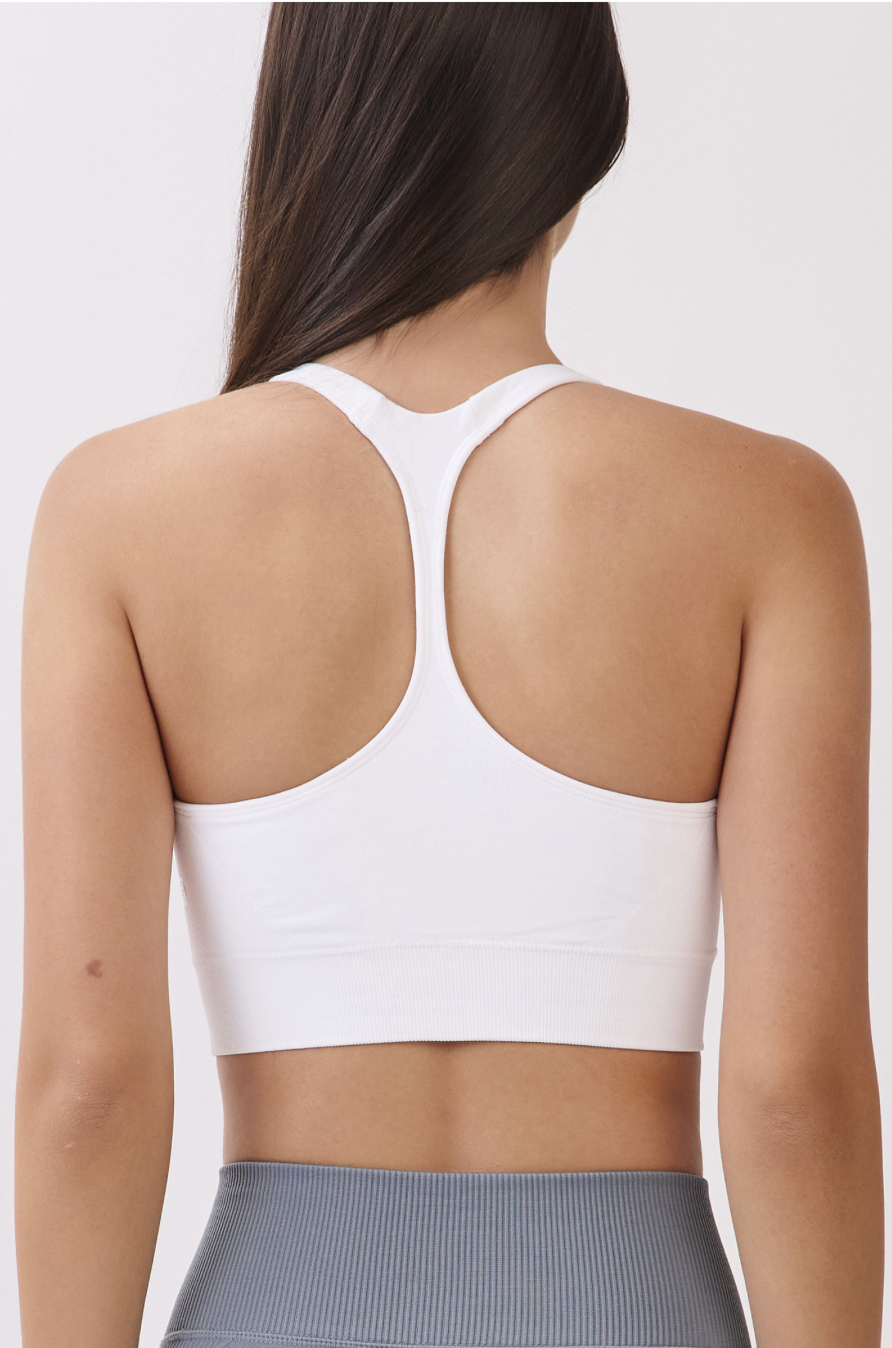 TB041 SEAMLESS BRATOP WHITE サイズ: S/M