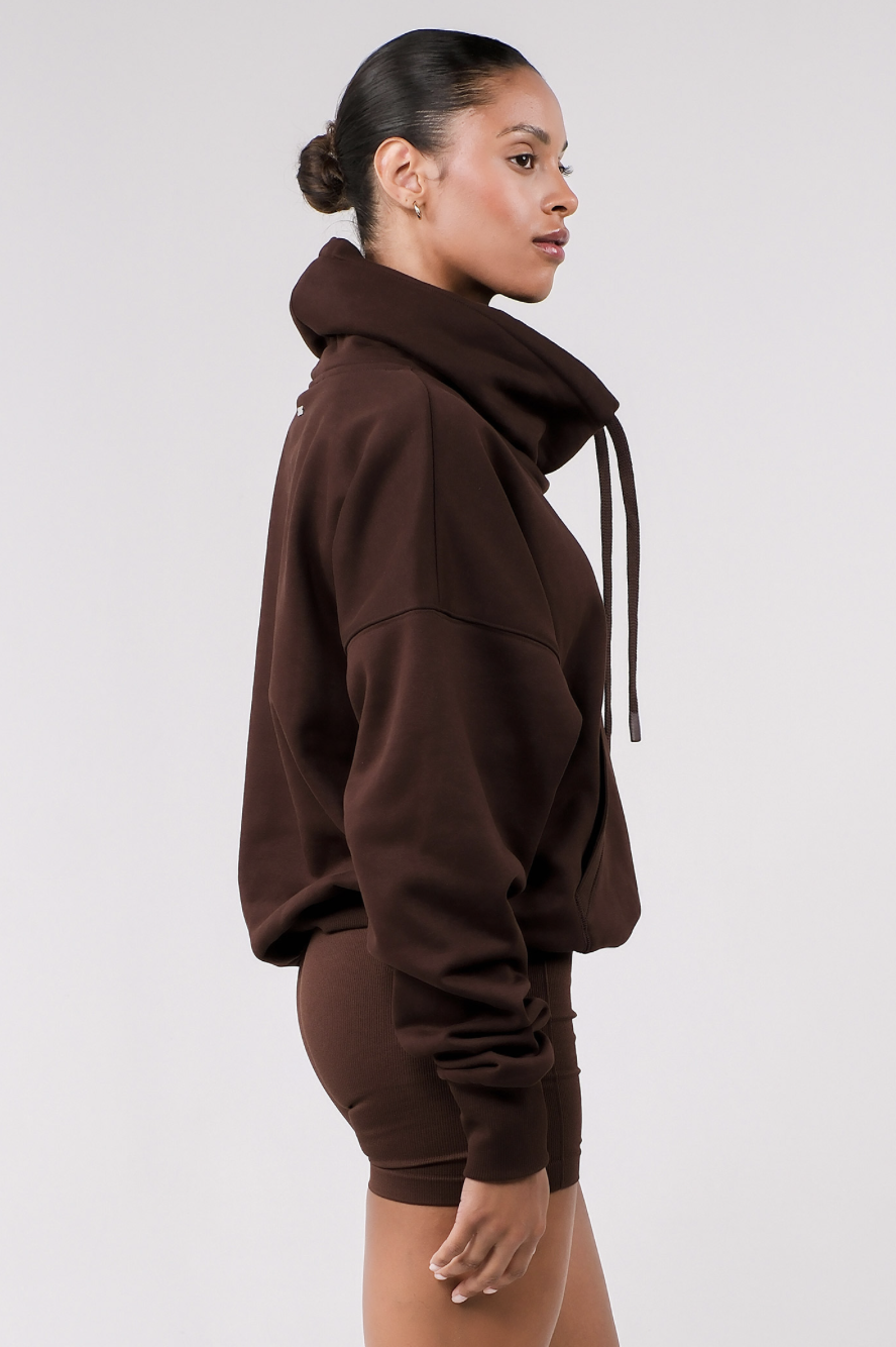 TP142 MINI HOODIE BROWN サイズ: F