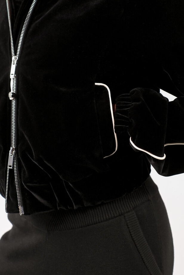 JP311 VELVET JACKET BLACK サイズ: S/M