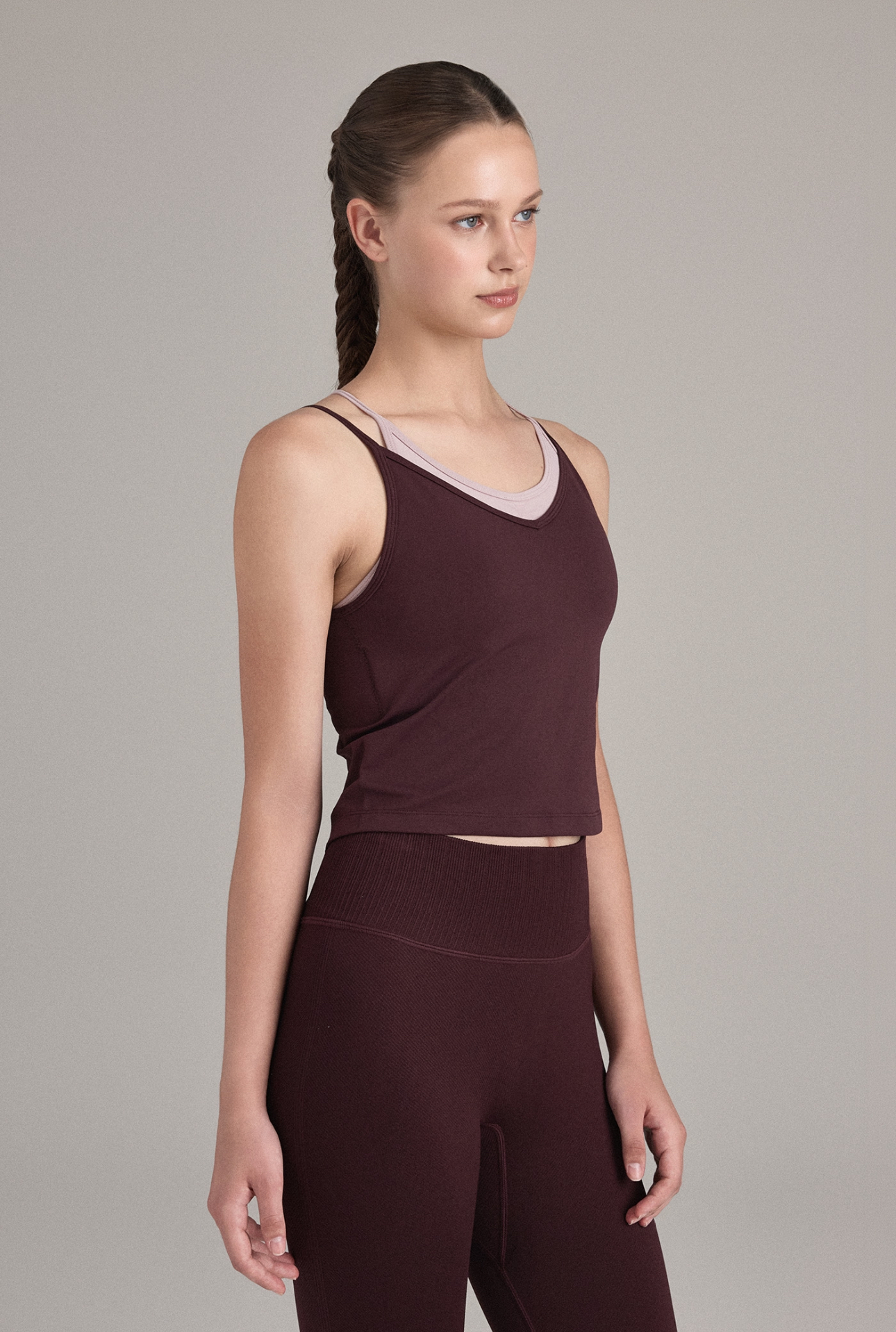 TT059 MOVE TANK BURGUNDY COMBI サイズ: S/M