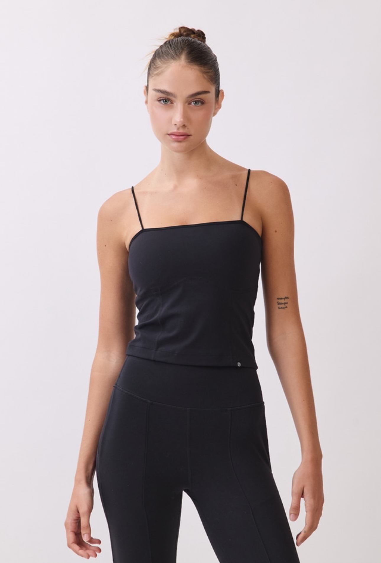 TT023 JERSEY TANK TOP BLACK サイズ: S/M