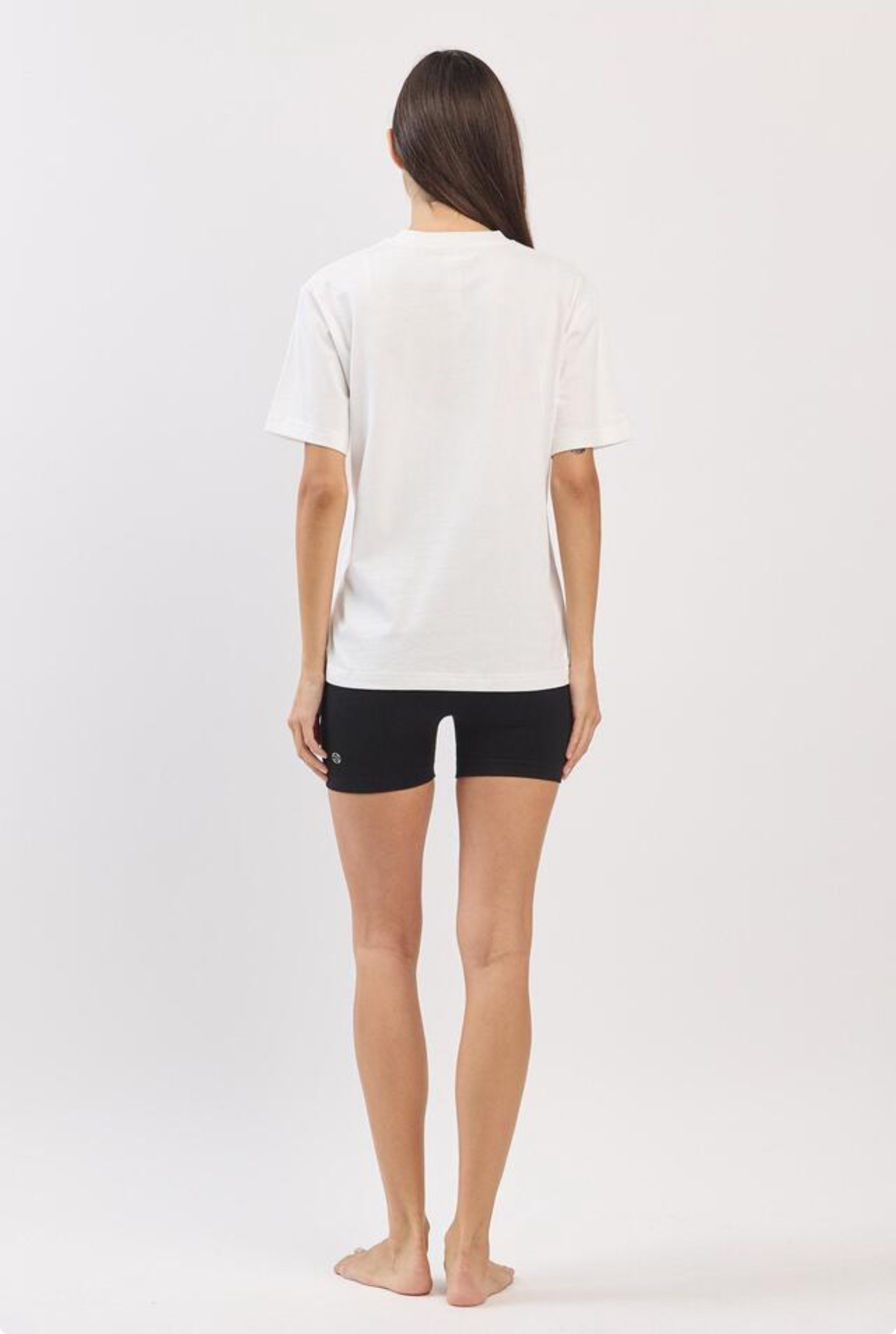 TS108 WASHED LOGO T-SHIRTS WHITE サイズ: S/M