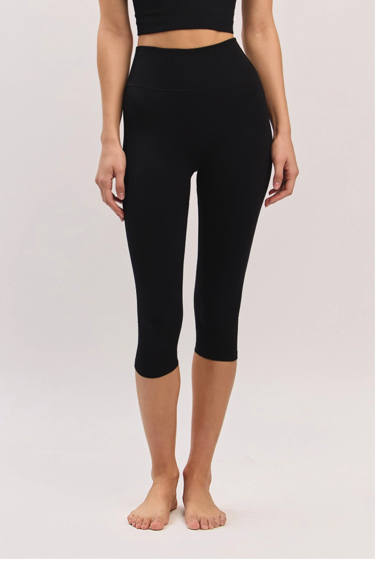 PL407 DOUBLE 7/8 LEGGINGS BLACK
