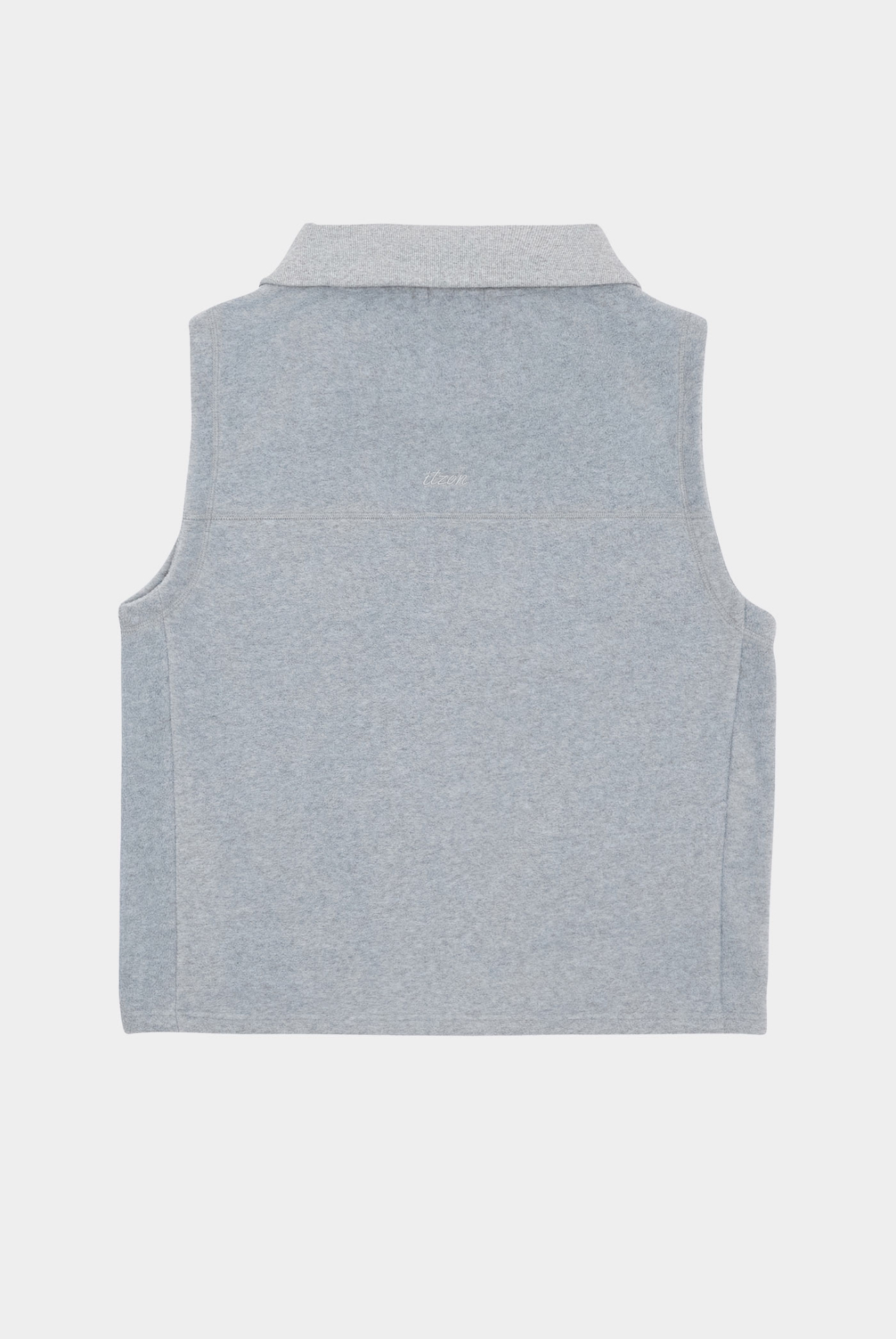 OV354 FLEECE VEST L.MELANGE GRAY SOLID サイズ: F