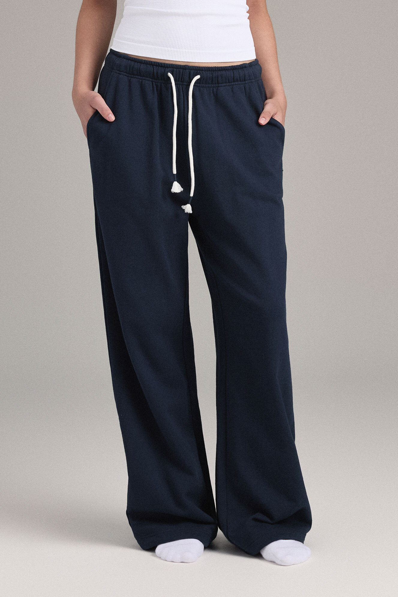 PL457 STANDARD SWEAT PANTS NAVY SOLID サイズ: SS