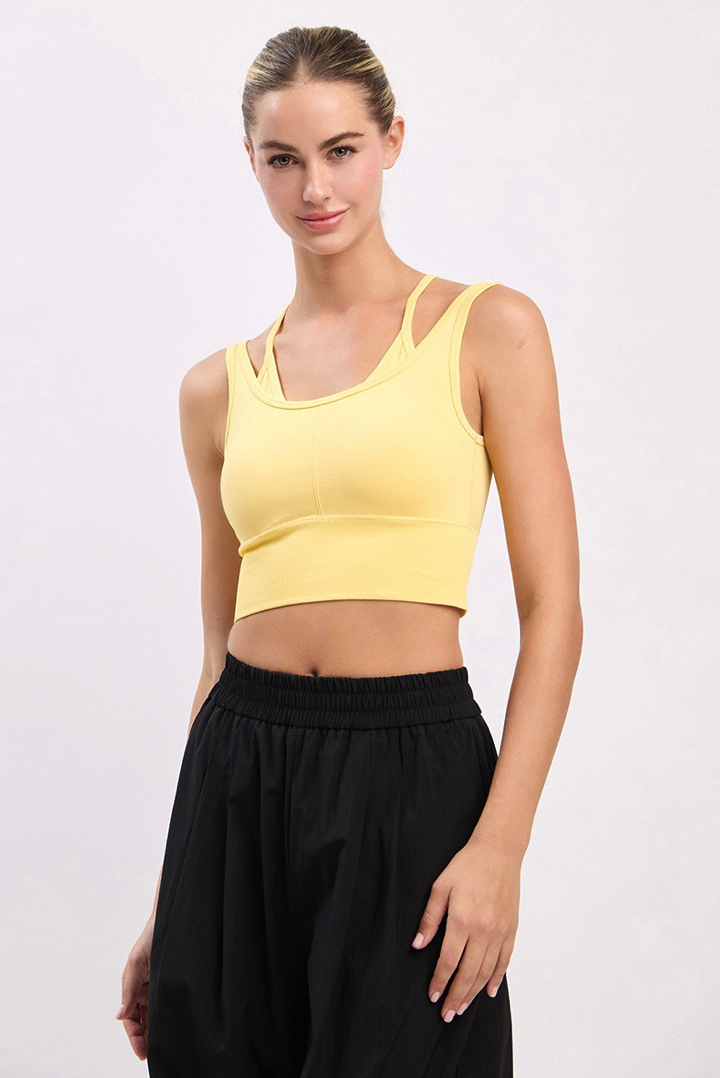 TB030 DOUBLE BRA YELLOW
