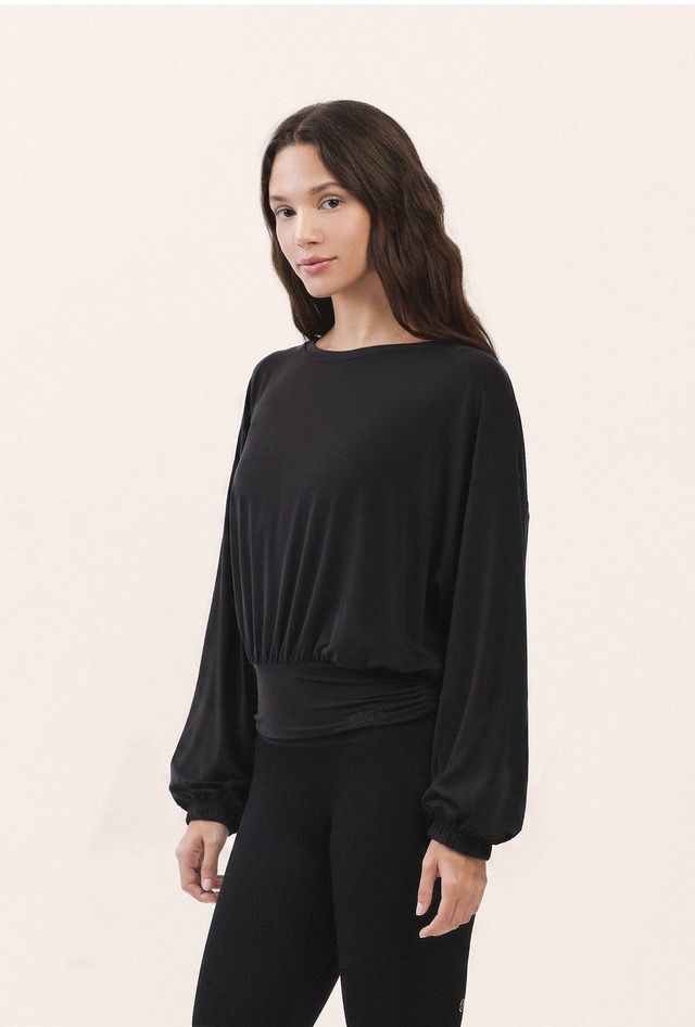 TL137 CUPRA BANDING CROP TEE BLACK SOLID サイズ: F