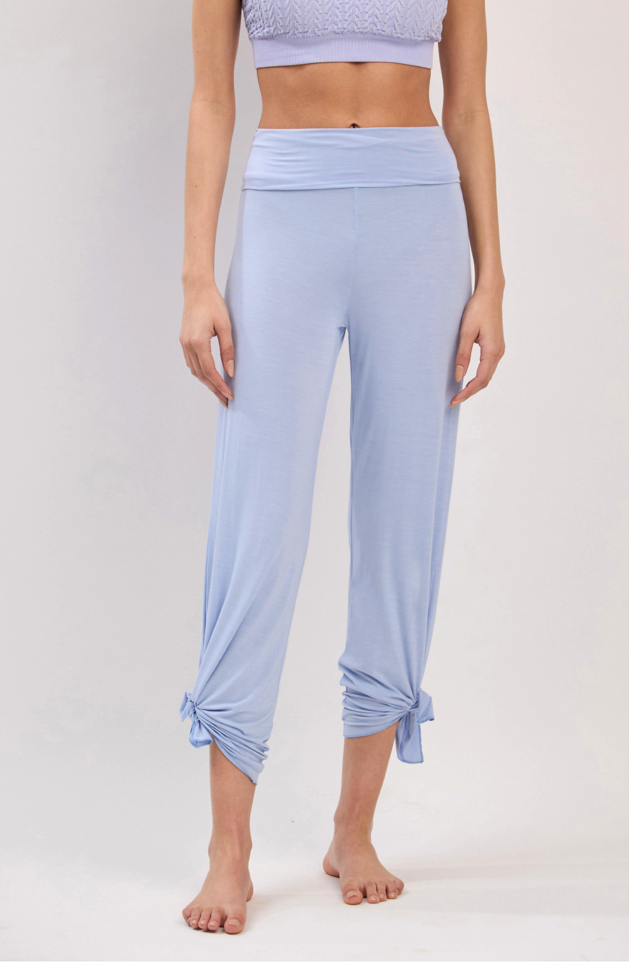 PL012 RELAX PANTS SKYBLUE FADE サイズ: S