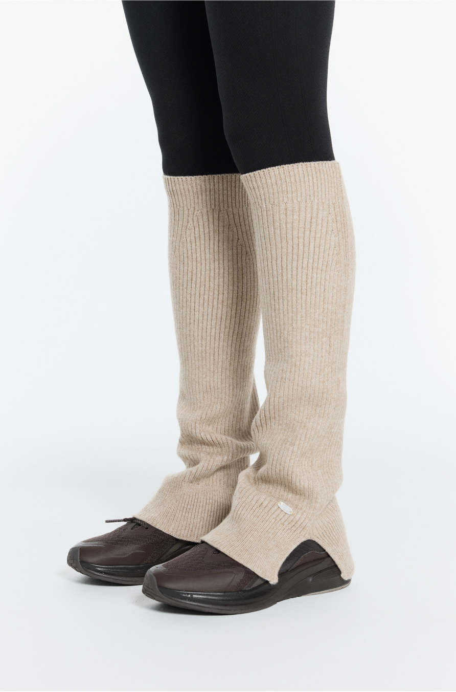 AZ588 KNIT LEG WARMER BEIGE サイズ: F