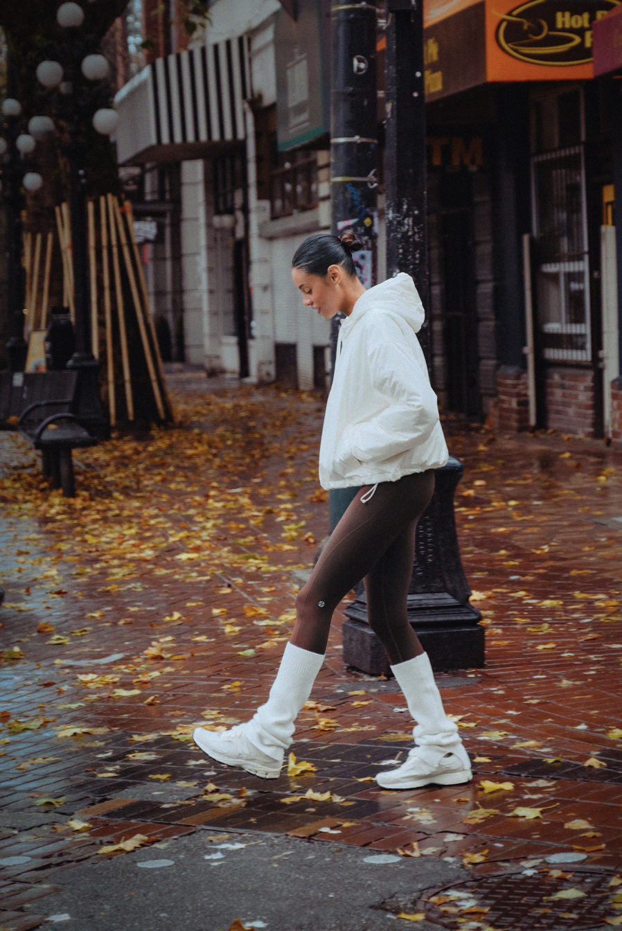 AZ588 KNIT LEG WARMER IVORY サイズ: F