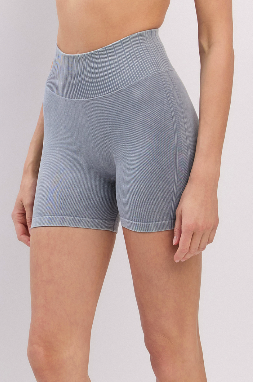 PS020 TWILL 3/4 LEGGINGS GRAY FADE サイズ: S/M