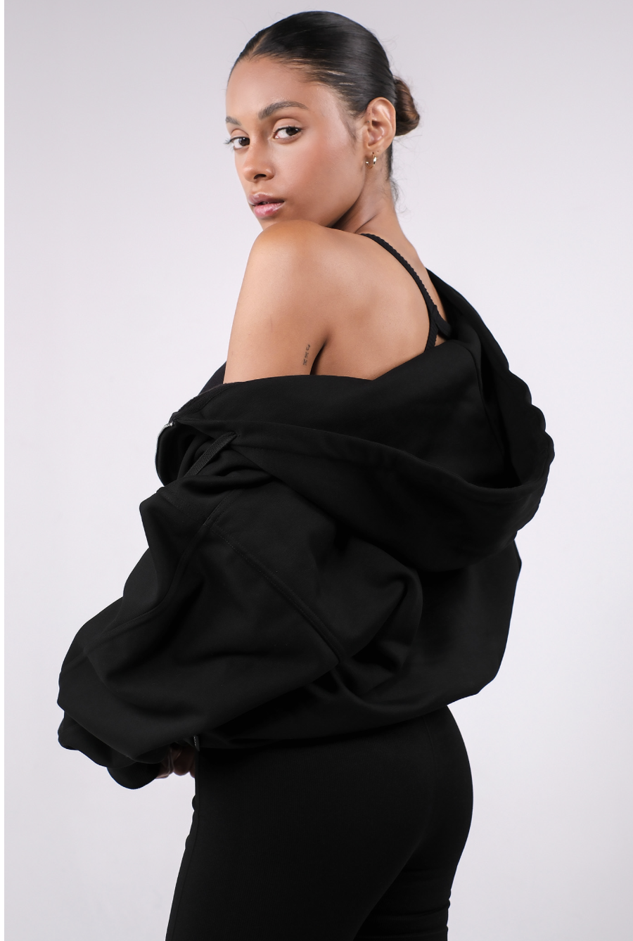 TZ152 ZIP-UP HOODIE BLACK サイズ: ONESIZE