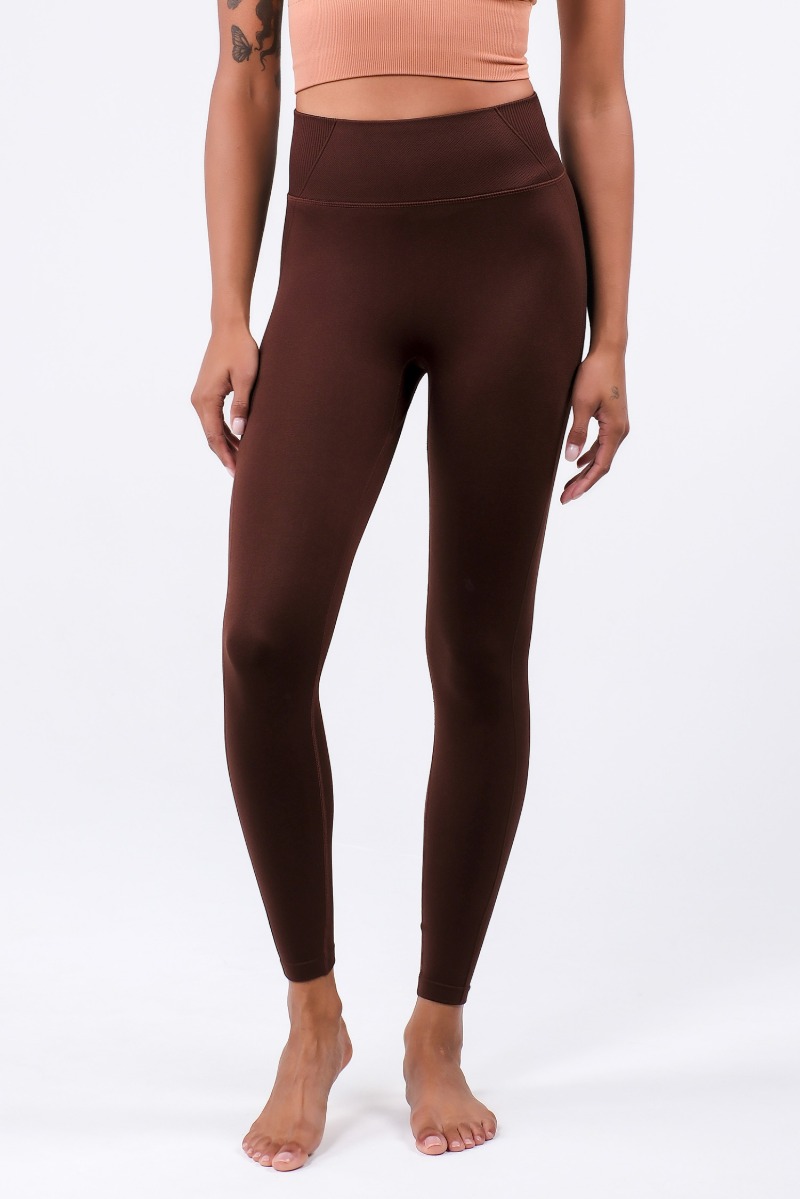 PL411 SEAMLESS LEGGINGS BROWN