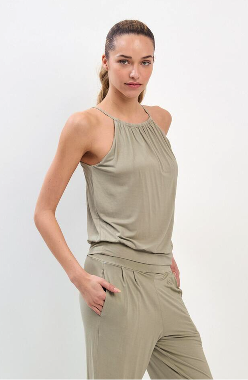 TT005 RELAX HALTER TOP GRAY FADE サイズ: S/M