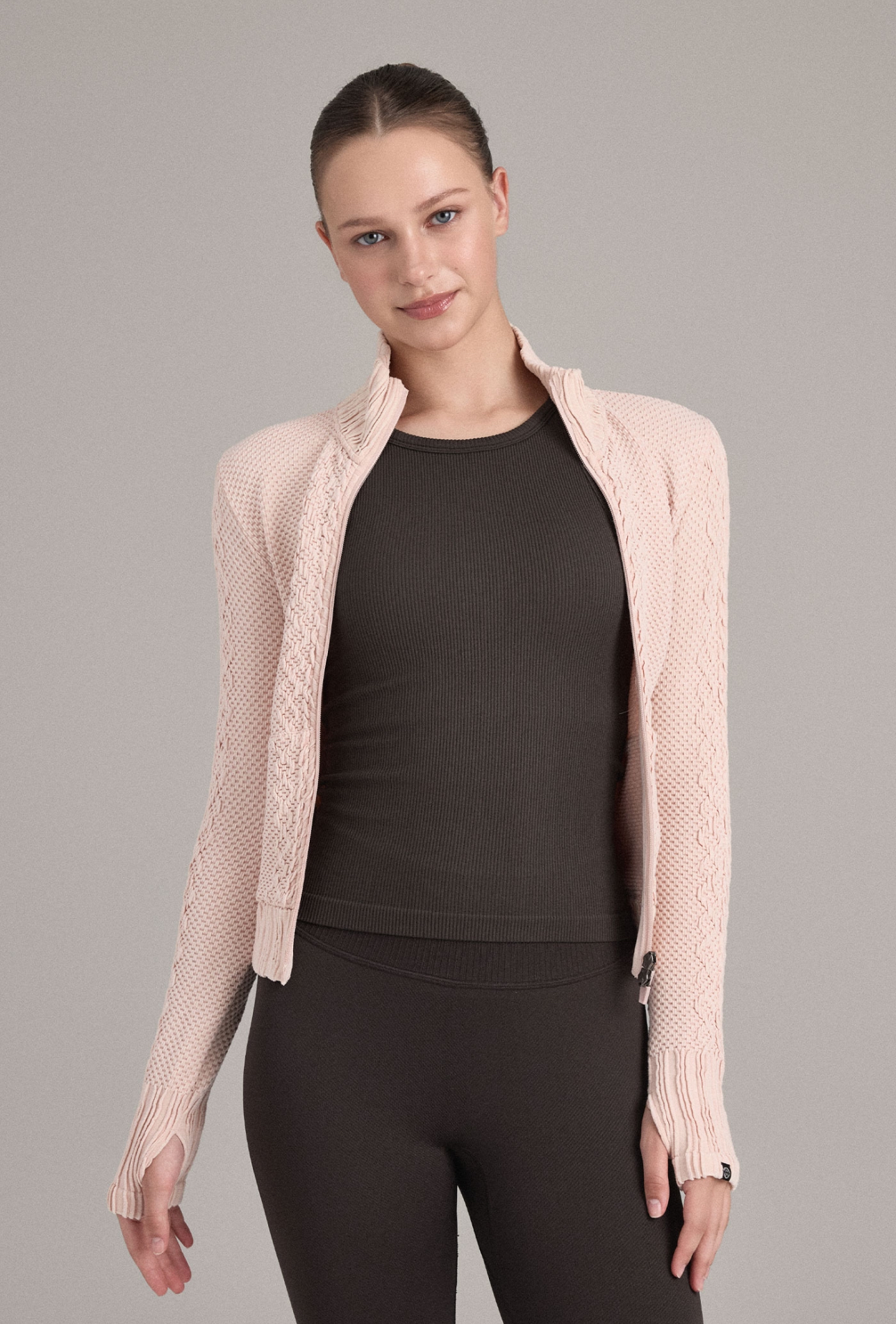 TZ151 SPONGE ZIP-UP PEACH FADE サイズ: S/M