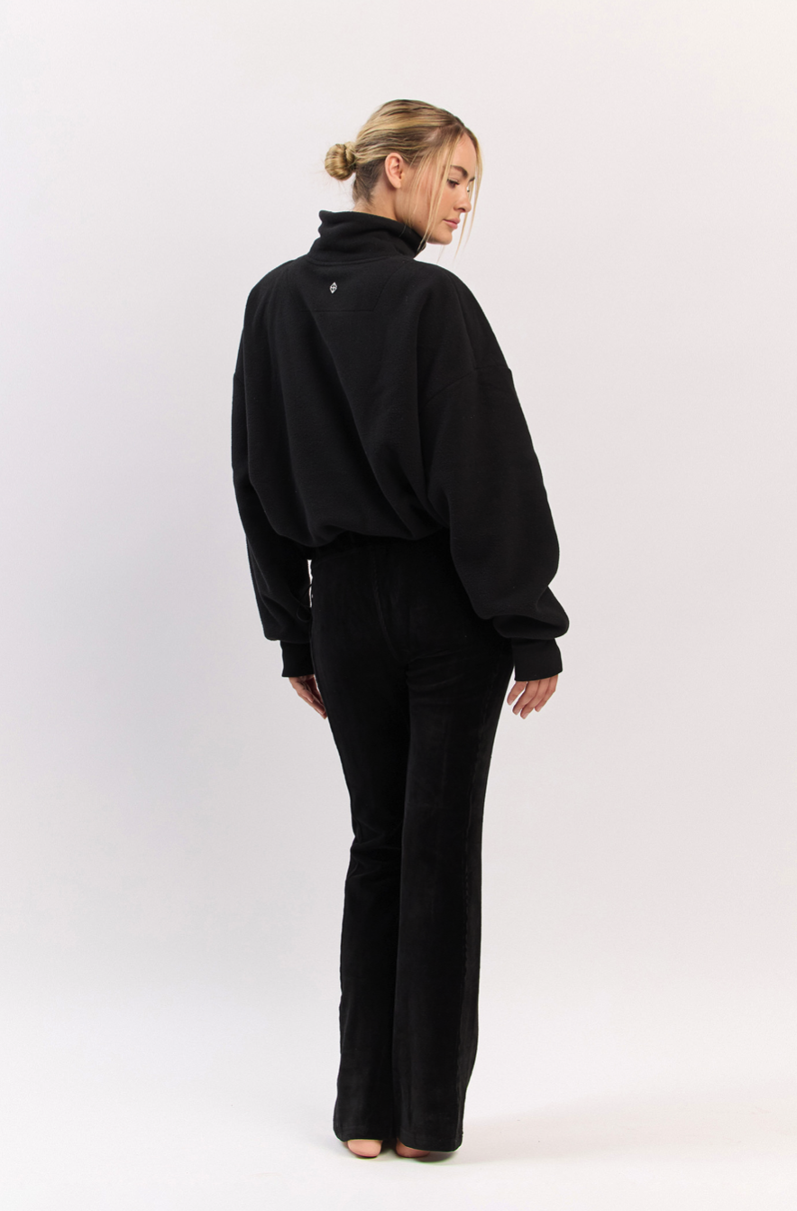 PL203 CORDUROY BOOTSCUT PANTS BLACK サイズ: S/M