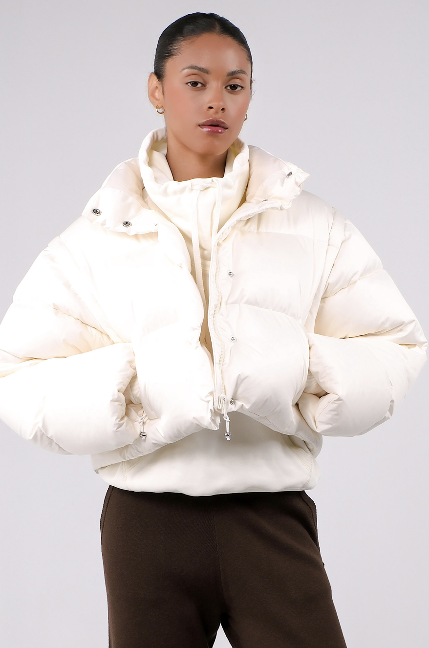 JD361 DOWN JUMPER IVORY サイズ: S/M