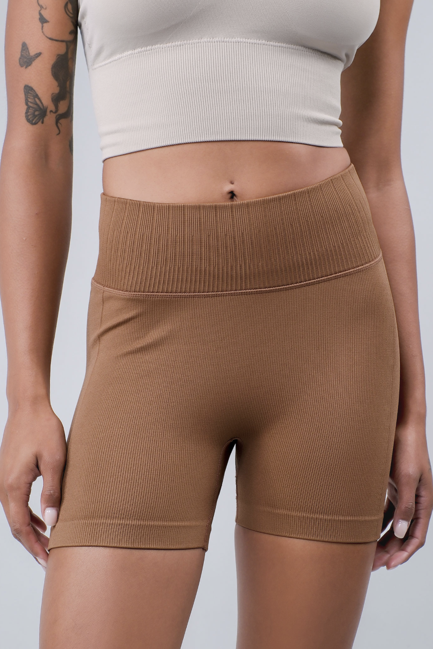 PS441 DOUBLE 3/4 SHORTS MOCHA サイズ: S/M