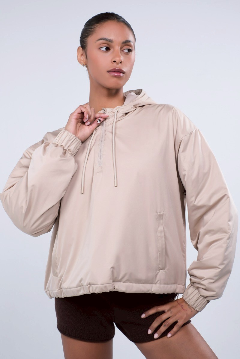 JD331 PADDED ANORAK BEIGE