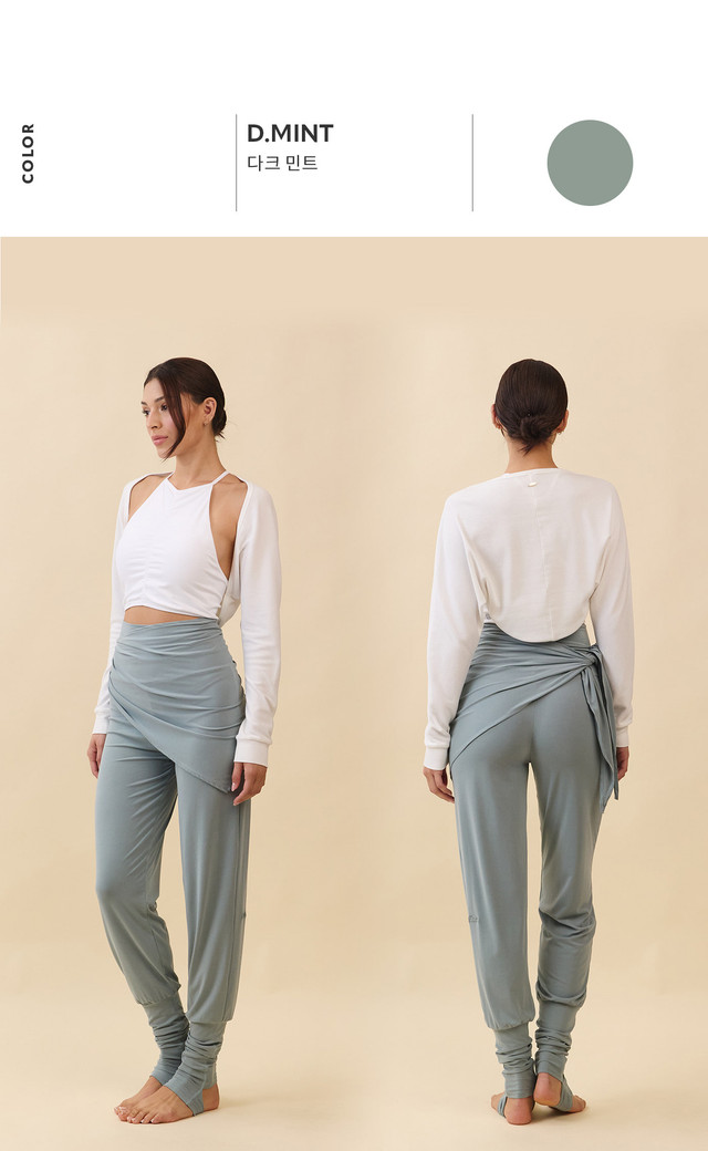 PR473 RELAX WRAP COVER-UP PANTS D.MINT SOLID サイズ: S