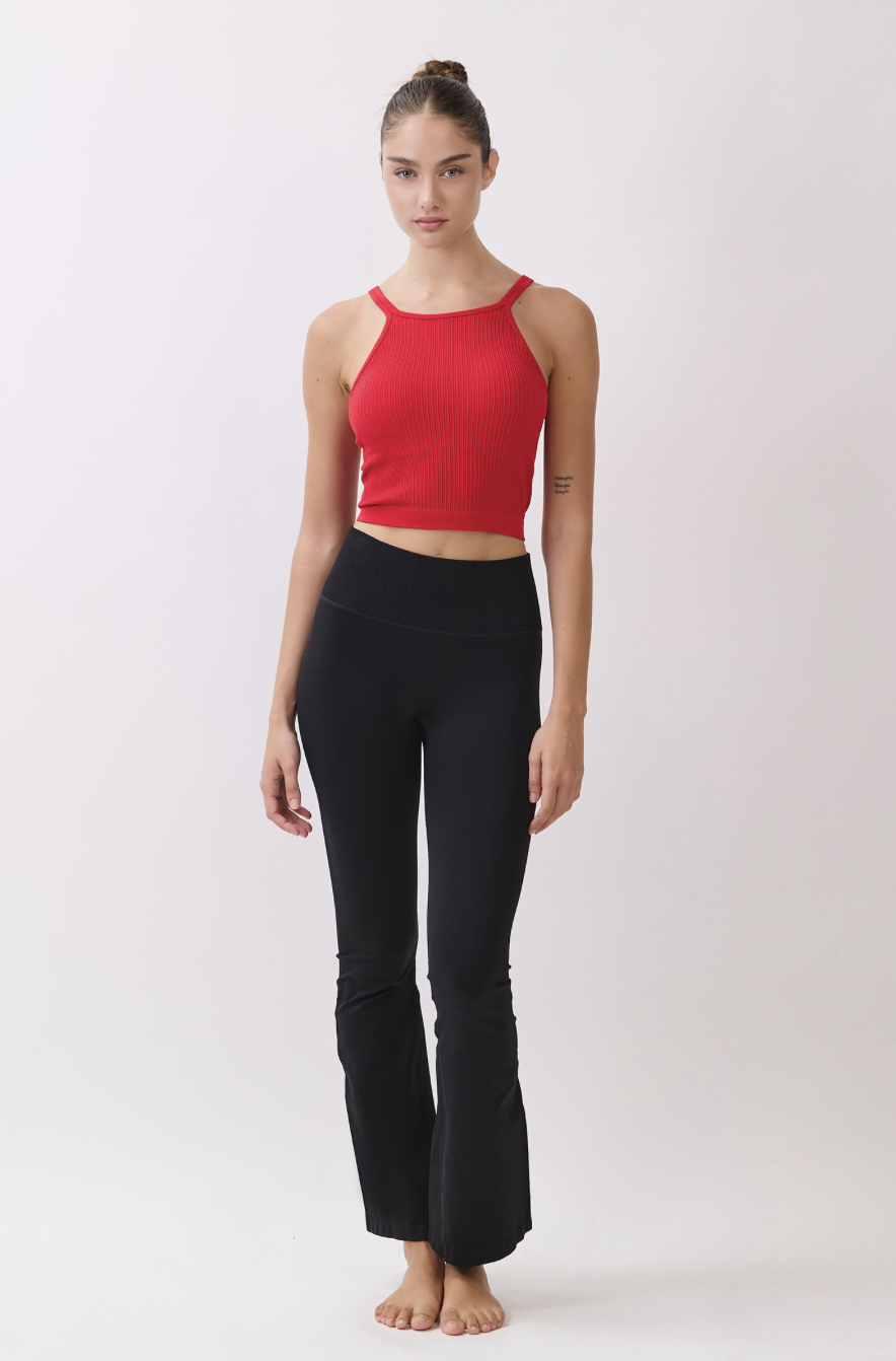 TB039 SPIRAL TANK RED サイズ: S/M