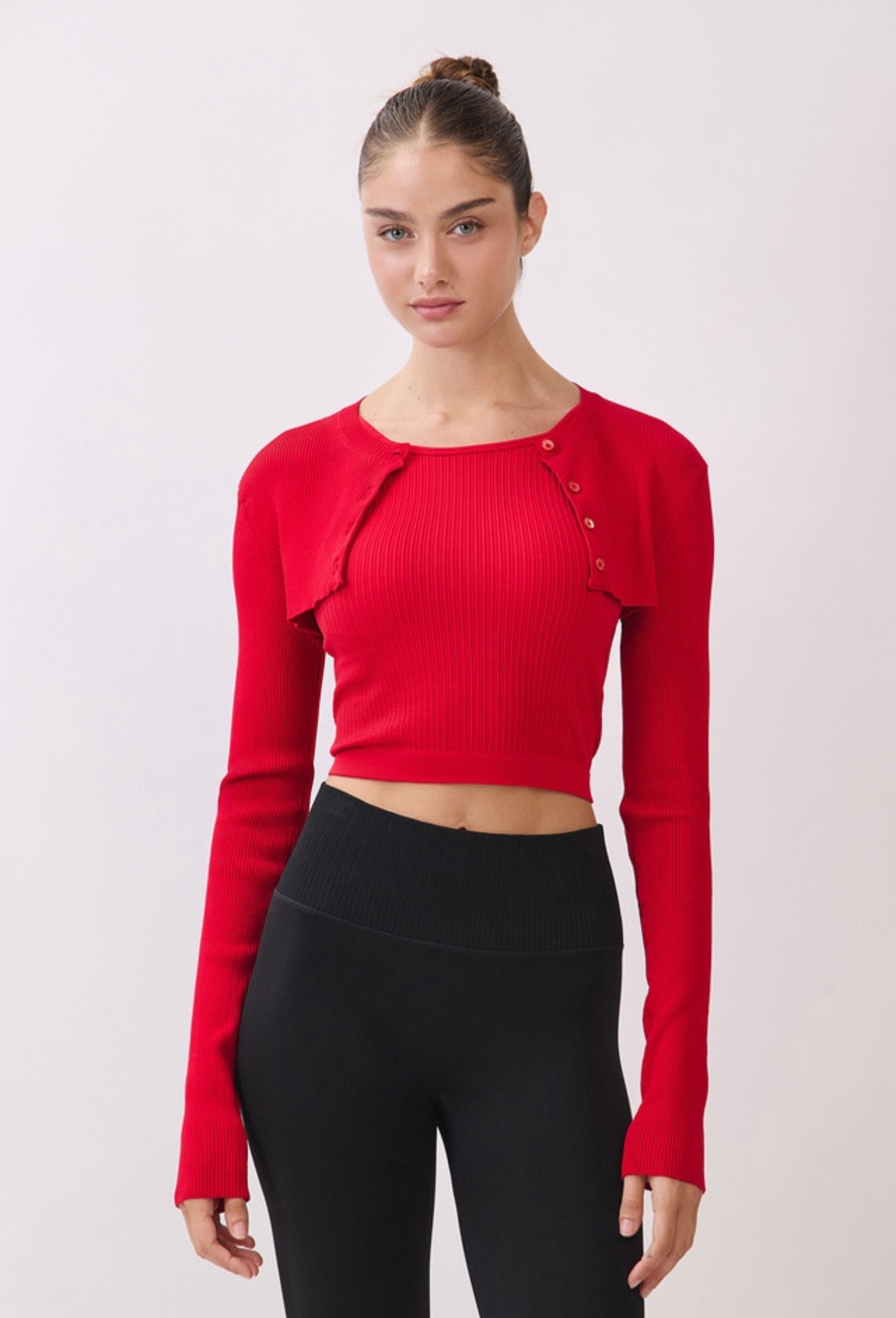 SC231 BOLERO KNIT RED サイズ: ONESIZE