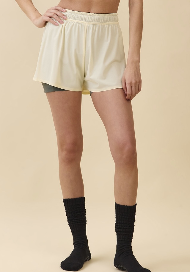 PH466 EASY ACTIVE SHORT PANTS  L.YELLOW SOLID サイズ: S