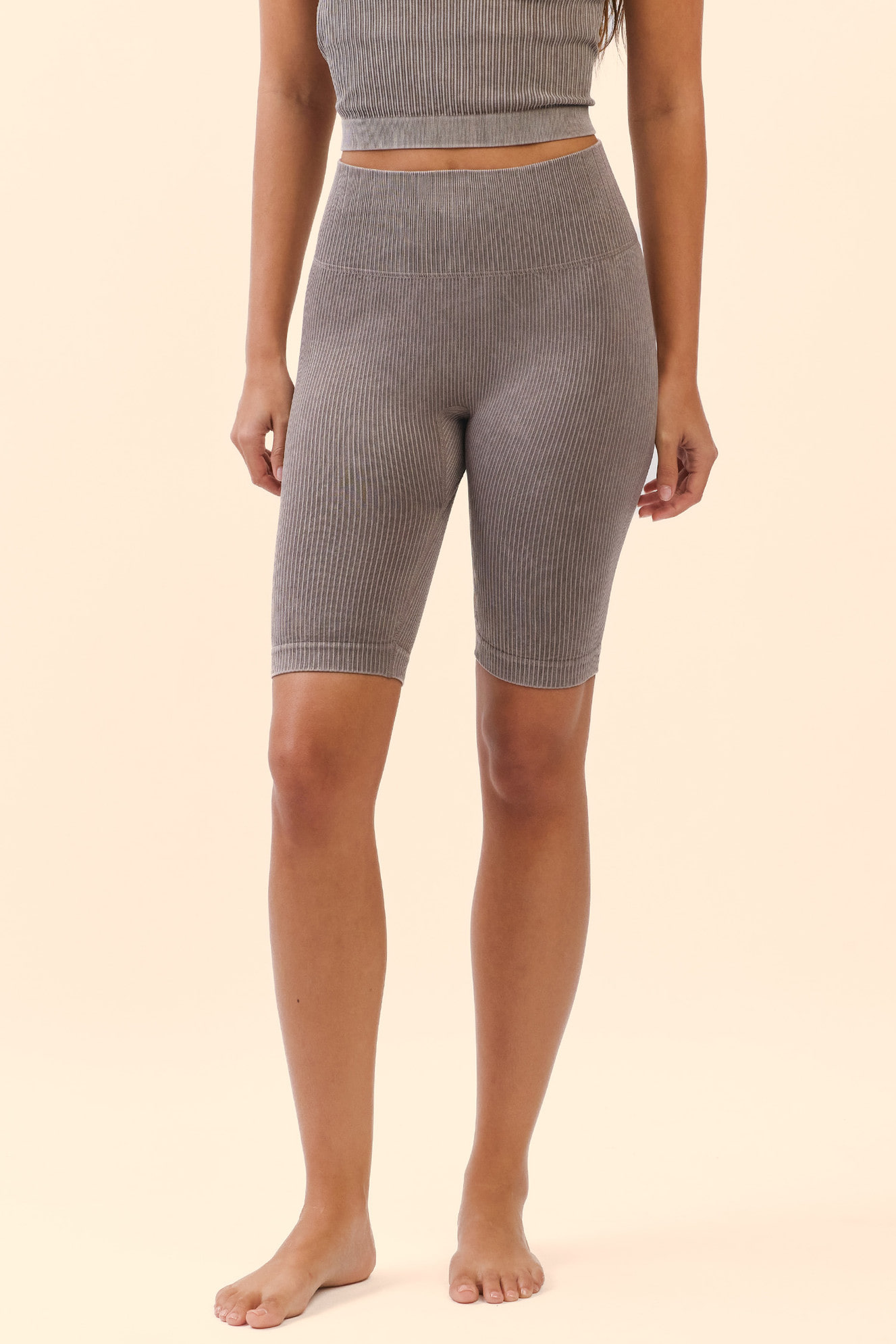 PS428 COMFORT 3/4 LEGGINGS MILK CHOCOLATE FADE サイズ: S/M