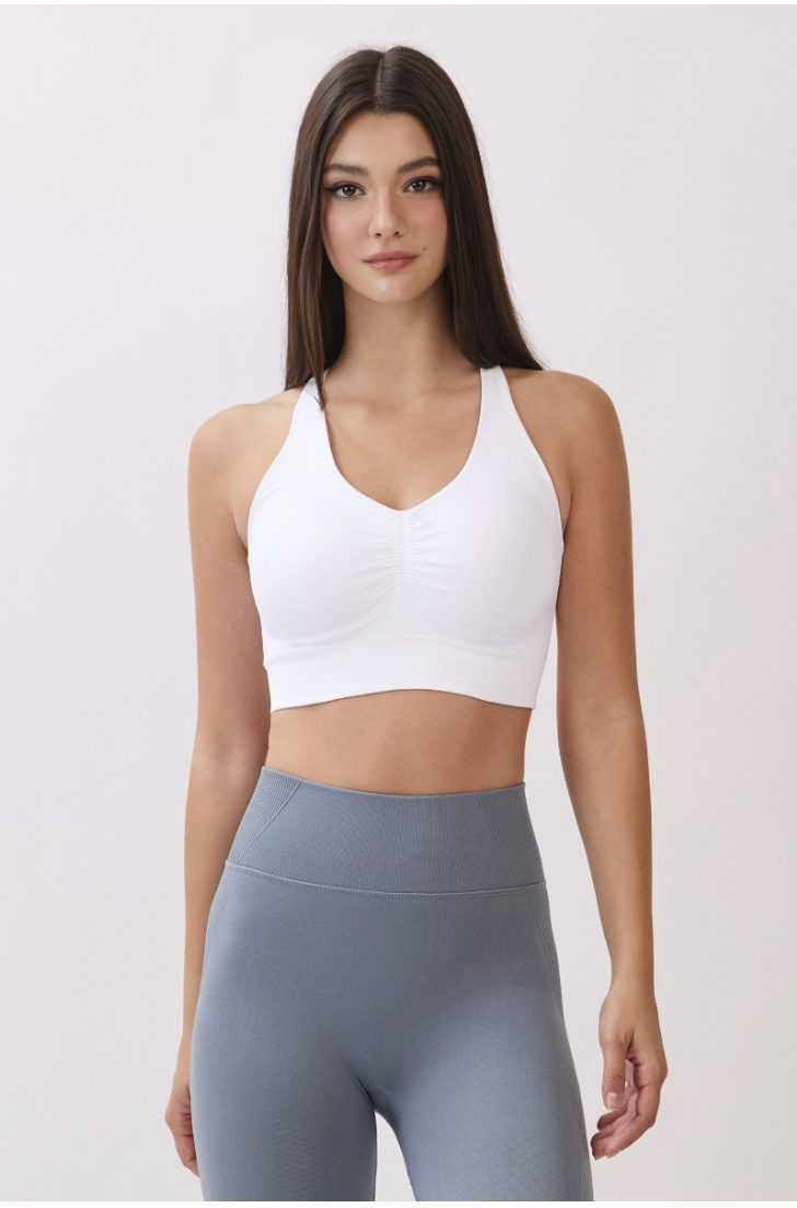 TB041 SEAMLESS BRATOP WHITE