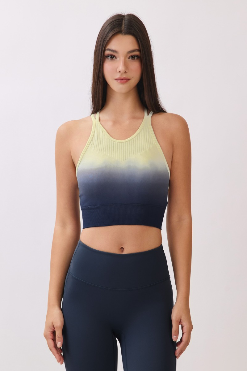 TB042 SEAMLESS TANKTOP YELLOW GRADATION