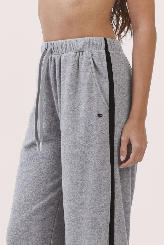 PJ487 LINE TERRY PANTS CHARCOAL SOLID サイズ: ONESIZE